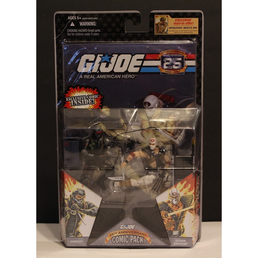 GI JOE ARAH Comic Pack 25 Anniversary #4 Backstabbed New Hasbro (T)